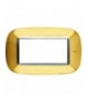 AXOLUTE - Ramka owalna 4 moduły SHINY GOLD Legrand HB4804OR