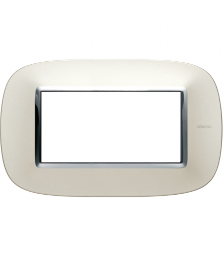 AXOLUTE - Ramka owalna 4 moduły SILVER Legrand HB4804SAN