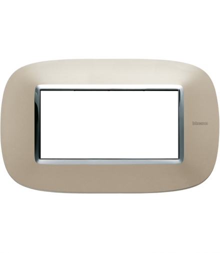 AXOLUTE - Ramka owalna 4 moduły LIGHT TITANIUM Legrand HB4804TC