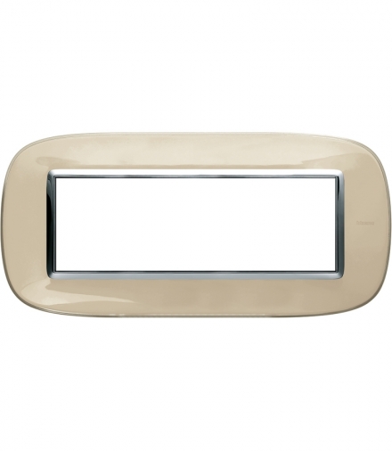 AXOLUTE - Ramka owalna 6 modułów LIQUID IVORY Legrand HB4806DA