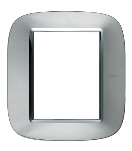 AXOLUTE - Ramka owalna 3+3 moduły AXOLUTE ALUMINIUM Legrand HB4826XC