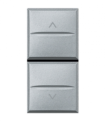 AXOLUTE - Przełącznik 1-0-2 1 moduł AXIAL ALUMINIUM Legrand HC4027