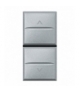 AXOLUTE - Przełącznik 1-0-2 1 moduł AXIAL ALUMINIUM Legrand HC4027