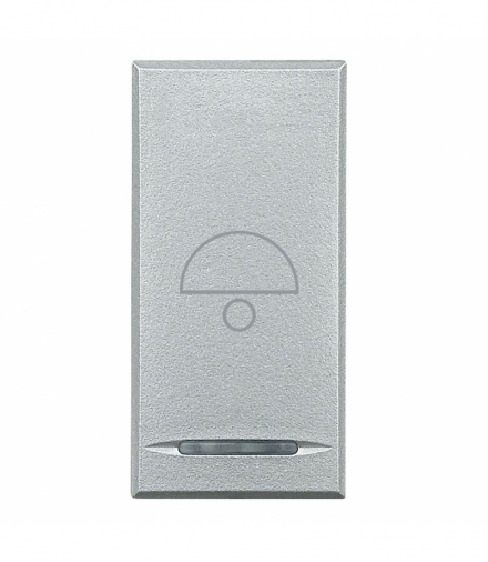 AXOLUTE - Przycisk dzwonek 1 moduł AXIAL ALUMINIUM Legrand HC4055B