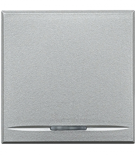 AXOLUTE - Przycisk pojedynczy 2 moduły ALUMINIUM Legrand HC4055/2
