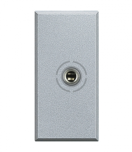 AXOLUTE - GNIAZDO AUDIO JACK 3,5 1M ALUMINIUM Legrand HC4280