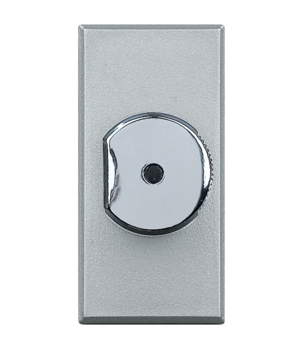 AXOLUTE - Ściemniacz obrotowy 60-500W 1 moduł ALUMINIUM Legrand HC4402