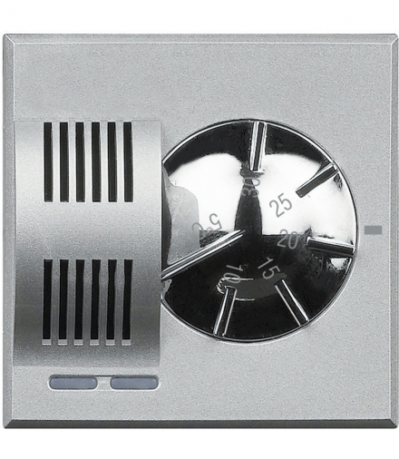AXOLUTE - Termostat elektroniczny 230V ALUMINIUM Legrand HC4441