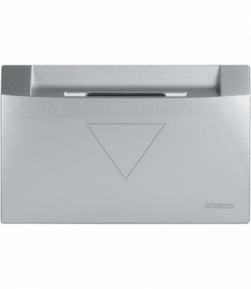 AXOLUTE - PLAKIETKA ŁĄCZNIKA HOTELOWEGO NA KARTĘ 2M ALUMINIUM Legrand HC4547