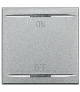 AXOLUTE MYHOME - KLAWISZ ON-OFF 2M ALUMINIUM Legrand HC4911/2AG