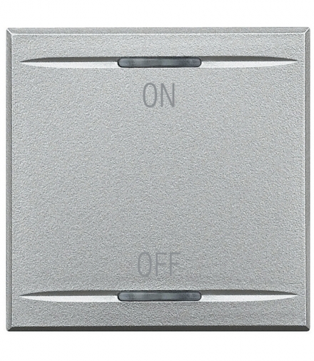 AXOLUTE MYHOME - KLAWISZ ON-OFF 2M ALUMINIUM Legrand HC4911/2AG
