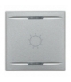 AXOLUTE MYHOME - KLAWISZ ŚWIATŁO 2M ALUMINIUM Legrand HC4911/2BA