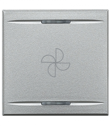 AXOLUTE MYHOME - KLAWISZ WENTYLATOR 2M ALUMINIUM Legrand HC4911/2BC