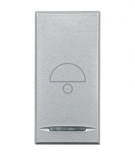 AXOLUTE MYHOME - KLAWISZ DZWONEK 1M ALUMINIUM Legrand HC4915BB