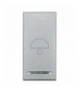 AXOLUTE MYHOME - KLAWISZ DZWONEK 1M ALUMINIUM Legrand HC4915BB