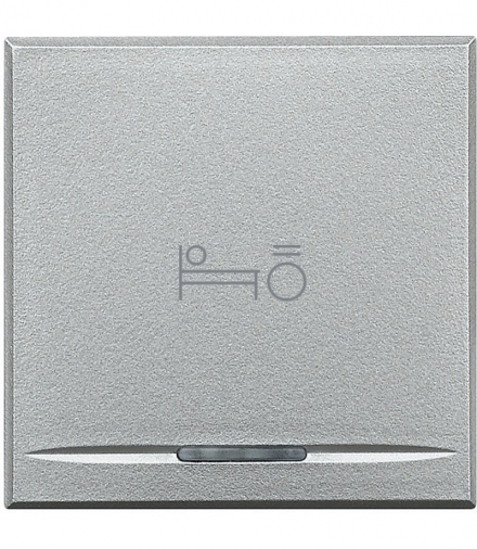 AXOLUTE MYHOME - KLAWISZ LAMPKA NOCNA 2M ALUMINIUM Legrand HC4915M2BL