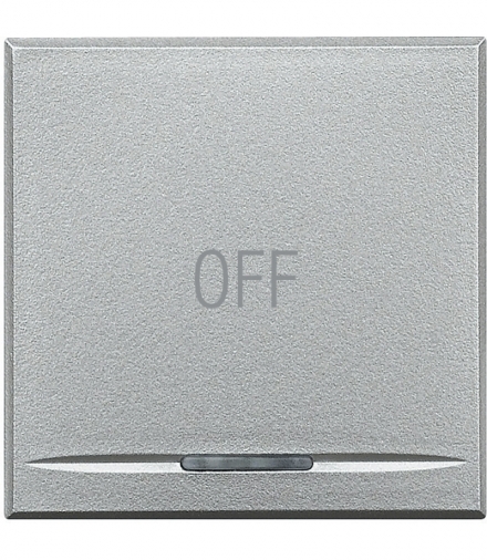 AXOLUTE MYHOME - KLAWISZ OFF 2M ALUMINIUM Legrand HC4915/2AA