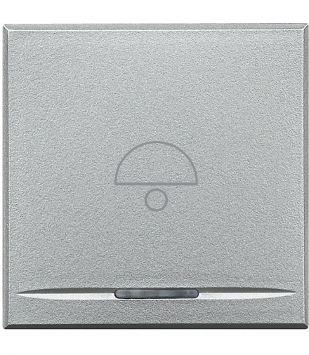 AXOLUTE MYHOME - KLAWISZ DZWONEK 2M ALUMINIUM Legrand HC4915/2BB
