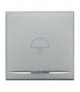 AXOLUTE MYHOME - KLAWISZ DZWONEK 2M ALUMINIUM Legrand HC4915/2BB