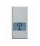AXOLUTE - Klawisz LAMPKA 1 moduł ALUMINIUM Legrand HC4921LC