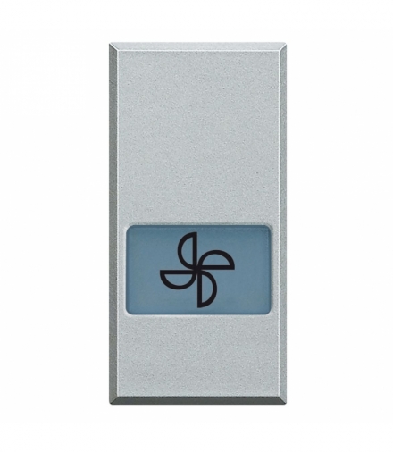 AXOLUTE - Klawisz WENTYLATOR 1 moduł ALUMINIUM Legrand HC4921LE