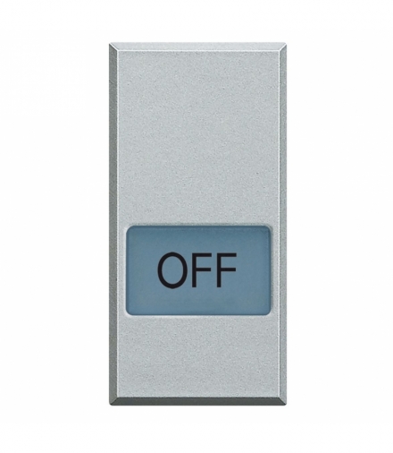 AXOLUTE - Klawisz OFF 1 moduł ALUMINIUM Legrand HC4921LN