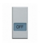 AXOLUTE - Klawisz OFF 1 moduł ALUMINIUM Legrand HC4921LN