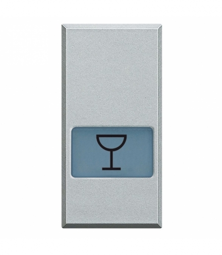 AXOLUTE - Klawisz OBSŁUGA 1 moduł ALUMINIUM Legrand HC4921LR