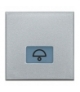 AXOLUTE - Klawisz DZWONEK 2 moduł ALUMINIUM Legrand HC4921/2LD