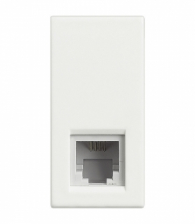 AXOLUTE - Gniazdo telefoniczne RJ11 1 moduł BIAŁY Legrand HD4258C11N