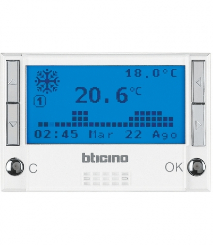AXOLUTE - Chronotermostat 2X1,5V BIAŁY Legrand HD4451