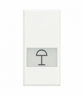 AXOLUTE - Klawisz LAMPKA 1 moduł BIAŁY Legrand HD4921LC