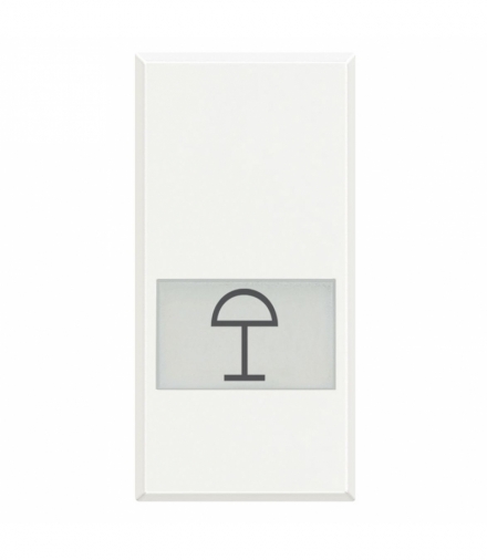 AXOLUTE - Klawisz LAMPKA 1 moduł BIAŁY Legrand HD4921LC