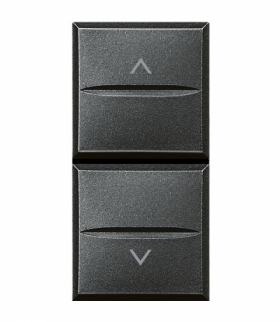 AXOLUTE - Przełącznik 1-0-2 1 moduł AXIAL ANTRACYT Legrand HS4027