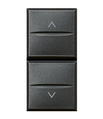 AXOLUTE - Przełącznik 1-0-2 1 moduł AXIAL ANTRACYT Legrand HS4027