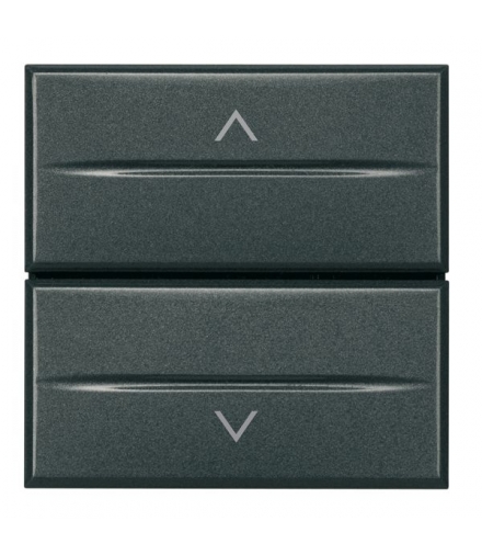 AXOLUTE - Przełącznik 1-0-2 2 moduły AXIAL ANTRACYT Legrand HS4027/2
