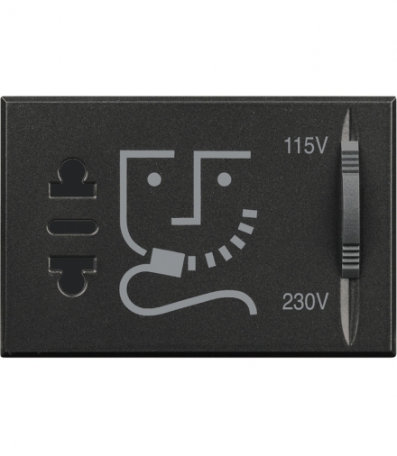 AXOLUTE - GNIAZDO GOLARKI 230V 3M ANTRACYT Legrand HS4177