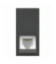 AXOLUTE - Gniazdo telefoniczne RJ11 1 moduł ANTRACYT Legrand HS4258/11N