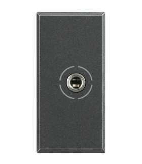AXOLUTE - GNIAZDO AUDIO JACK 3,5 1M ANTRACYT Legrand HS4280