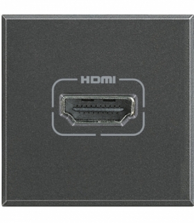 AXOLUTE - GNIAZDO HDMI 2M ANTRACYT Legrand HS4284