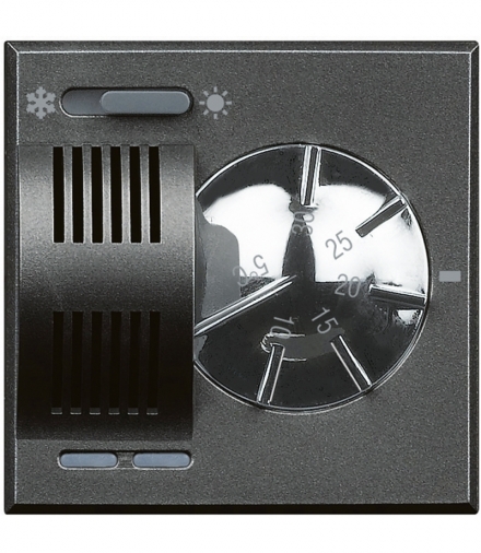 AXOLUTE - Termostat elektroniczny 230V LATO/ZIMA ANTRACYT Legrand HS4442