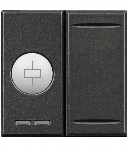 AXOLUTE MYHOME - AKTOR Z 1 PRZEKAŹ. 2M ANTRACYT Legrand HS4672N