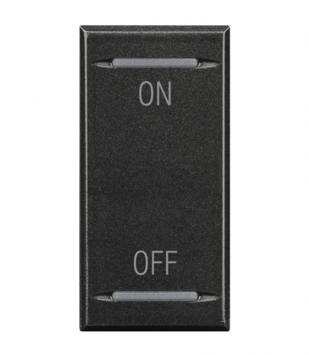 AXOLUTE MYHOME - KLAWISZ ON-OFF 1M ANTRACYT Legrand HS4911AG