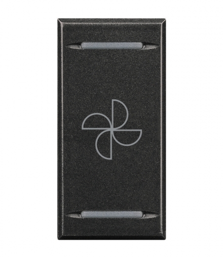 AXOLUTE MYHOME - KLAWISZ WENTYLATOR 1M ANTRACYT Legrand HS4911BC