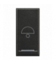 AXOLUTE MYHOME - KLAWISZ DZWONEK 1M ANTRACYT Legrand HS4915BB