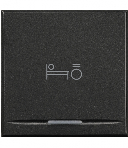 AXOLUTE MYHOME - KLAWISZ LAMPKA NOCNA 2M ANTRACYT Legrand HS4915M2BL