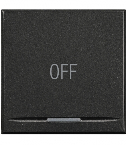 AXOLUTE MYHOME - KLAWISZ OFF 2M ANTRACYT Legrand HS4915/2AA