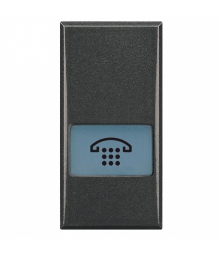 AXOLUTE - Klawisz TELEFON 1 moduł ANTRACYT Legrand HS4921LH