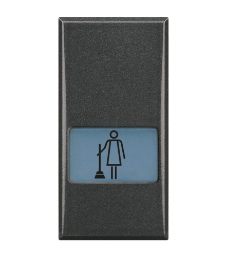 AXOLUTE - KLAWISZ SPRZĄTNĄĆ POKÓJ 1M ANTRACYT Legrand HS4921MR