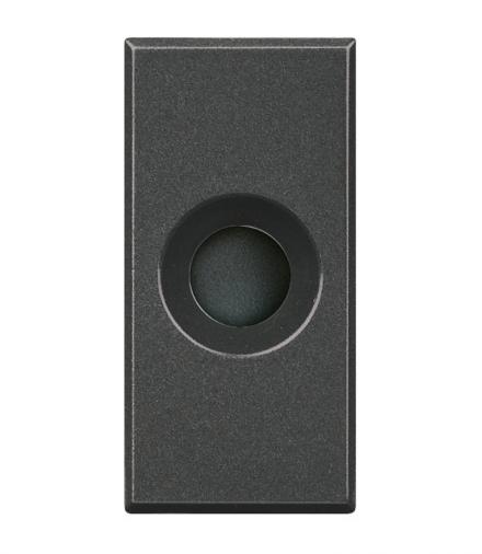 AXOLUTE - Wyjście kablowe 9 mm 1 moduł ANTRACYT Legrand HS4953